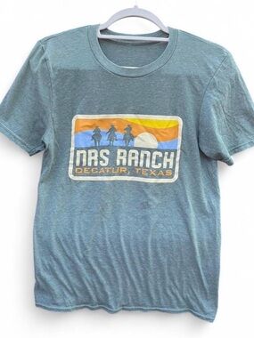 Decatur Texas NRS Ranch Graphic Tee - Soft Blue